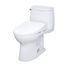 WASHLET+ UltraMax II 1G One-Piece Elongated 1.0 GPF Toilet and WASHLET+ S7 Contemporary Bidet Seat, Cotton White - MW6044726CUFG#01