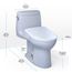 WASHLET+ UltraMax II One-Piece Elongated 1.28 GPF Toilet with Auto Flush WASHLET+ S7A Contemporary Bidet Seat, Cotton White - MW6044736CEFGA#01