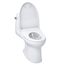 WASHLET+ UltraMax II 1G One-Piece Elongated 1.0 GPF Toilet and WASHLET+ S7A Contemporary Bidet Seat, Cotton White - MW6044736CUFG#01