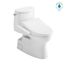 WASHLET+ Carlyle II 1G One-Piece Elongated 1.0 GPF Toilet and WASHLET+ C2 Bidet Seat, Cotton White - MW6143074CUFG#01