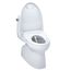 WASHLET+ Carlyle II 1G One-Piece Elongated 1.0 GPF Toilet and WASHLET+ S7 Contemporary Bidet Seat, Cotton White - MW6144726CUFG#01