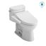 WASHLET+ Supreme II One-Piece Elongated 1.28 GPF Toilet and WASHLET+ C2 Bidet Seat, Cotton White - MW6343074CEFG#01