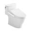 WASHLET+ Nexus One-Piece Elongated 1.28 GPF Toilet and WASHLET C2 Bidet Seat, Cotton White - MW6423074CEFG#01