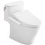 WASHLET+ Nexus 1G One-Piece Elongated 1.0 GPF Toilet and WASHLET C2 Bidet Seat, Cotton White - MW6423074CUFG#01