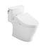 WASHLET+ Nexus 1G One-Piece Elongated 1.0 GPF Toilet and WASHLET C5 Bidet Seat, Cotton White - MW6423084CUFG#01