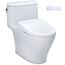 WASHLET+ Nexus One-Piece Elongated 1.28 GPF Toilet with S7 Contemporary Bidet Seat, Cotton White - MW6424726CEFG#01