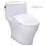 WASHLET+ Nexus One-Piece Elongated 1.28 GPF Toilet with Auto Flush S7 Contemporary Bidet Seat, Cotton White - MW6424726CEFGA#01