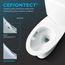 WASHLET+ Carolina II One-Piece Elongated 1.28 GPF Toilet and WASHLET+ C5 Bidet Seat, Cotton White - MW6443084CEFG#01