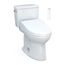 Drake WASHLET+ Two-Piece Elongated 1.6 GPF TORNADO FLUSH Toilet with C5 Bidet Seat, Cotton White - MW7763084CSG#01