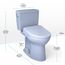 Drake WASHLET+ Two-Piece Elongated 1.28 GPF Universal Height TORNADO FLUSH Toilet and S7 Contemporary Bidet Seat with Auto Flush, 10 Inch Rough-In, Cotton White - MW7764726CEFGA.10#01