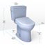 Drake WASHLET+ Two-Piece Elongated 1.28 GPF TORNADO FLUSH Toilet and S7A Contemporary Bidet Seat with Auto Flush, Cotton White - MW7764736CEGA#01