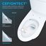 Drake WASHLET+ Two-Piece Elongated 1.6 GPF TORNADO FLUSH Toilet with S7A Contemporary Bidet Seat, Cotton White - MW7764736CSG#01