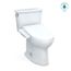 Drake Transitional WASHLET+ Two-Piece Elongated 1.28 GPF Universal Height TORNADO FLUSH Toilet with C2 Bidet Seat, Cotton White - MW7863074CEFG#01