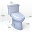 Drake Transitional WASHLET+ Two-Piece Elongated 1.28 GPF Universal Height TORNADO FLUSH Toilet and S7A Contemporary Bidet Seat with Auto Flush, Cotton White - MW7864736CEFGA#01