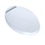 Oval Softclose, Slow Close Elongated Toilet Seat And Lid, Cotton White - SS204#01