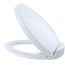 Oval Softclose, Slow Close Elongated Toilet Seat And Lid, Cotton White - SS204#01