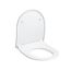 Rp Compact Softclose, Slow Close Elongated Toilet Seat And Lid, Cotton White - SS227#01