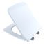 Softclose Slim Square  Seat And Lid For Sp Wall-hung Toilet, Cotton White- SS249R#01
