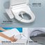 Washlet Kc2 Electronic Bidet Toilet Seat With Heated Seat And Softclose Lid, Round, Cotton White - SW3023#01