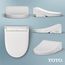 Washlet C5 Electronic Bidet Toilet Seat With Premist And EWATER+ Wand Cleaning, Round, Cotton White - SW3083#01