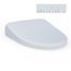S7 Washlet+ Electronic Bidet Toilet Seat With EWATER+ Bowl And Wand Cleaning And Contemporary Lid, Elongated, Cotton White - SW4726AT40#01