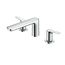 GS 2 Handle Deck mount Roman Tub Filler Trim, Polished Chrome
