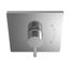 Square Pressure Balance Valve Shower Trim, Polished Chrome