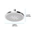 G Series 2.5 GPM Single Spray 8.5" Round Showerhead with COMFORT WAVE Technology, Brushed Nickel