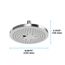 G Series 1.75 GPM Two Spray Function 8.5" Round Showerhead with COMFORT WAVE and WARM SPA, Polished Chrome