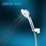 G Series 1.75 GPM Single Spray 4" Round Handshower with COMFORT WAVE Technology, Brushed Nickel