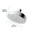 L Series 1.75 GPM Single Spray 4" Modern Round Showerhead, Polished Chrome
