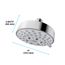 L Series 1.75 GPM Multifunction 4" Modern Round Showerhead, Polished Chrome