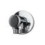 Wall Outlet for Handshower, Round, Polished Chrome