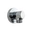 Wall Outlet for Handshower, Round, Polished Chrome