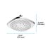 G Series 1.75 GPM Single Spray 8.5" Square Showerhead with COMFORT WAVE Technology, Polished Chrome