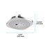 G Series 1.75 GPM Multifunction 8.5" Square Showerhead with COMFORT WAVE and WARM SPA, Polished Chrome
