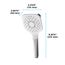G Series 1.75 GPM Single Spray 4" Square Handshower with COMFORT WAVE Technology, Brushed Nickel