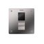 ECOPOWER Touchless 1.6 GPF Concealed Toilet Flushometer Valve for Back Spud with 4 x 4 Cover Plate, Stainless Steel