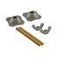 Four" Cover Plate for Faucet Spouts, Polished Chrome