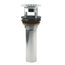 Grid Drain with 1.5" Opening and 4" Tailpiece, Polished Chrome