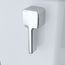 Trip Lever Handle (w/spud And Mounting Nut, Left Hand) - Polished Chrome