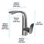GO 1.2 GPM Single Side-Handle Bathroom Sink Faucet with COMFORT GLIDE Technology and Drain Assembly, Polished Nickel - TLG01309U-PN
