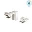 GR Series 1.2 GPM 2 Handle Widespread Bathroom Sink Faucet with Drain Assembly, Brushed Nickel - TLG02201U-BN