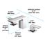GR Series 1.2 GPM 2 Handle Widespread Bathroom Sink Faucet with Drain Assembly (Polished Chrome) - TLG02201U-CP