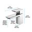 GR Series 1.2 GPM 1 Handle Bathroom Sink Faucet with COMFORT GLIDE Technology and Drain Assembly, Brushed Nickel - TLG02301U-BN