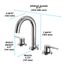 LB Series 2 Handle Widespread 1.2 GPM Bathroom Sink Faucet with Drain Assembly (Polished Chrome) - TLS01201U-CP