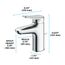 LF Series 1.2 GPM 1 Handle Bathroom Sink Faucet with Drain Assembly (Polished Chrome) - TLS04301U-CP