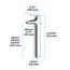 LF Series 1.2 GPM 1 Handle Bathroom Faucet for Vessel Sink with Drain Assembly (Polished Chrome) - TLS04306U-CP