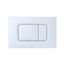 Dual Flush Rectangle Push Button Plate For Select Duofit In-wall Tank Unit, White Matte - YT920#WH