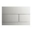 Dual Flush Push Button Plate For Select Duofit In-wall Tank Unit, Stainless Steel - YT980#SS
